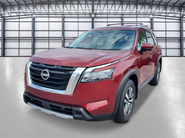 2025 Scarlet Ember Nissan Pathfinder