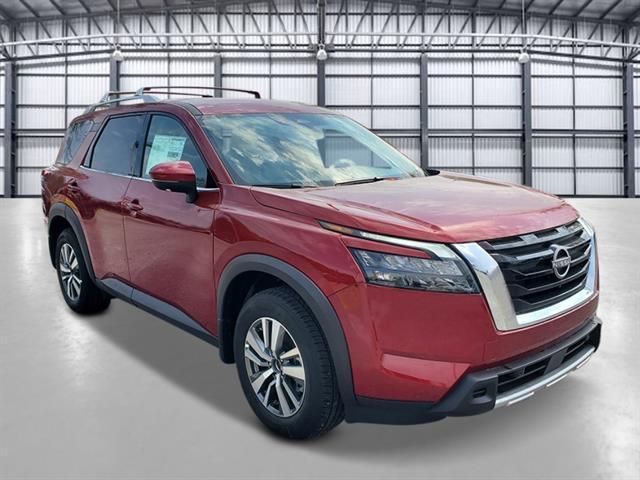 2025 Scarlet Ember Nissan Pathfinder