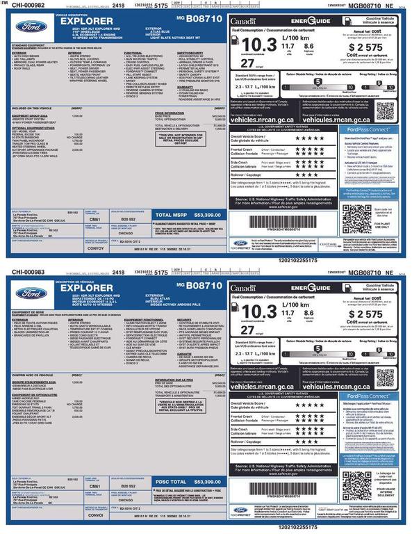used 2021 Ford Explorer car, priced at $23,900