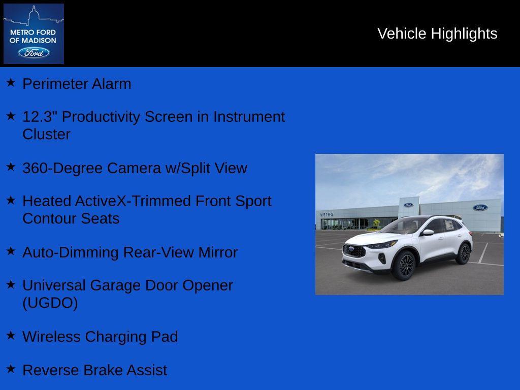new 2025 Ford Escape PHEV car, priced at $36,810