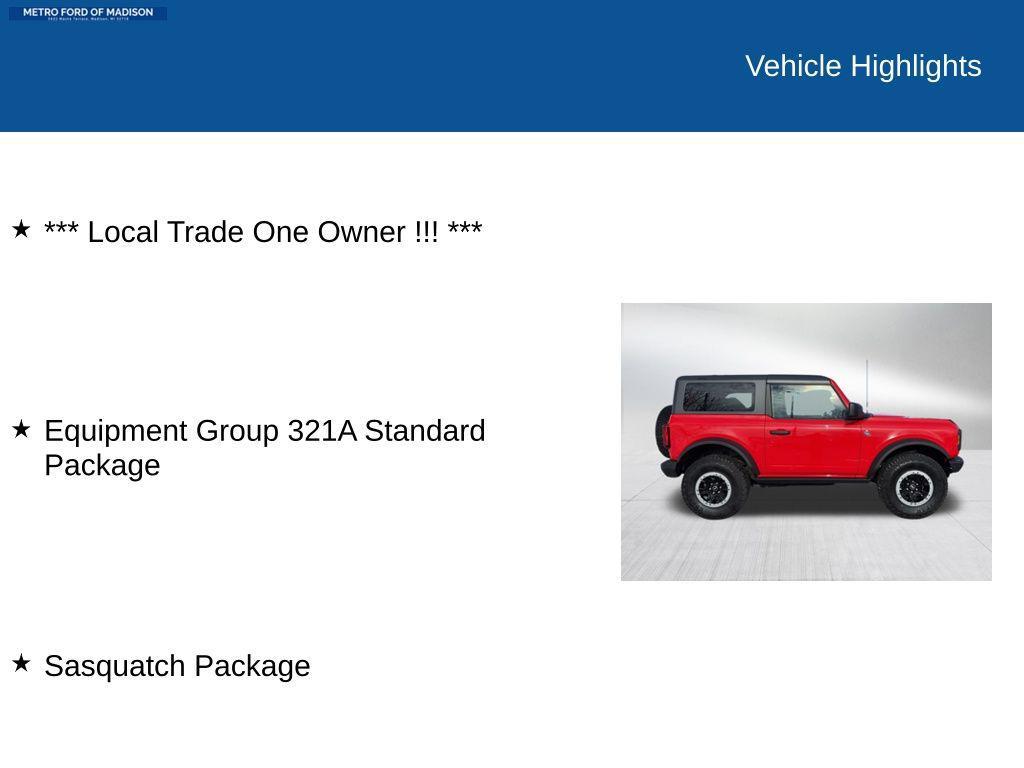 used 2024 Ford Bronco car, priced at $40,350