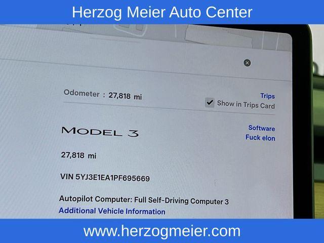 used 2023 Tesla Model 3 car, priced at $24,988