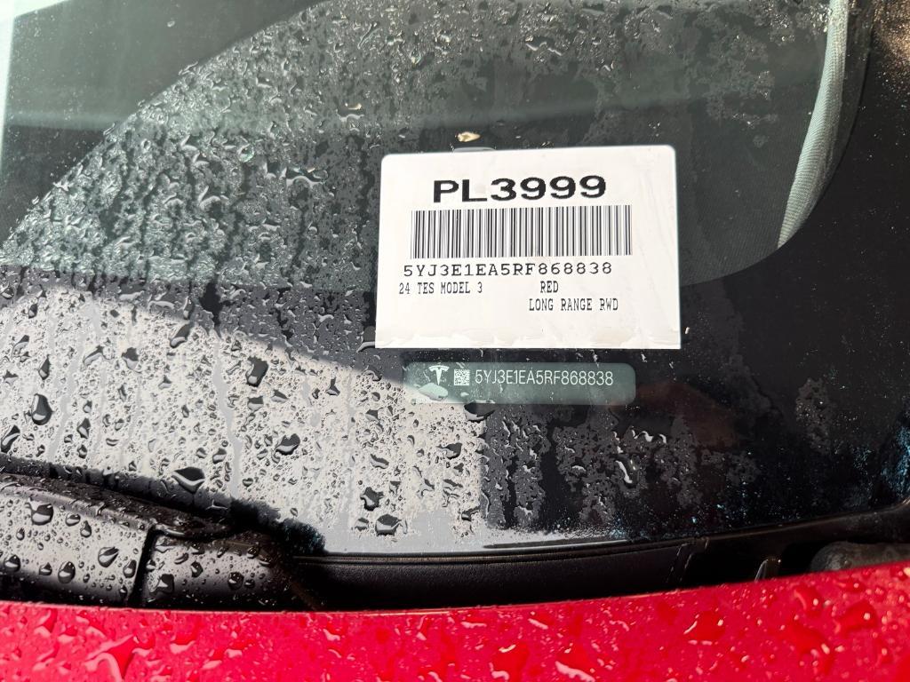 used 2024 Tesla Model 3 car, priced at $34,998