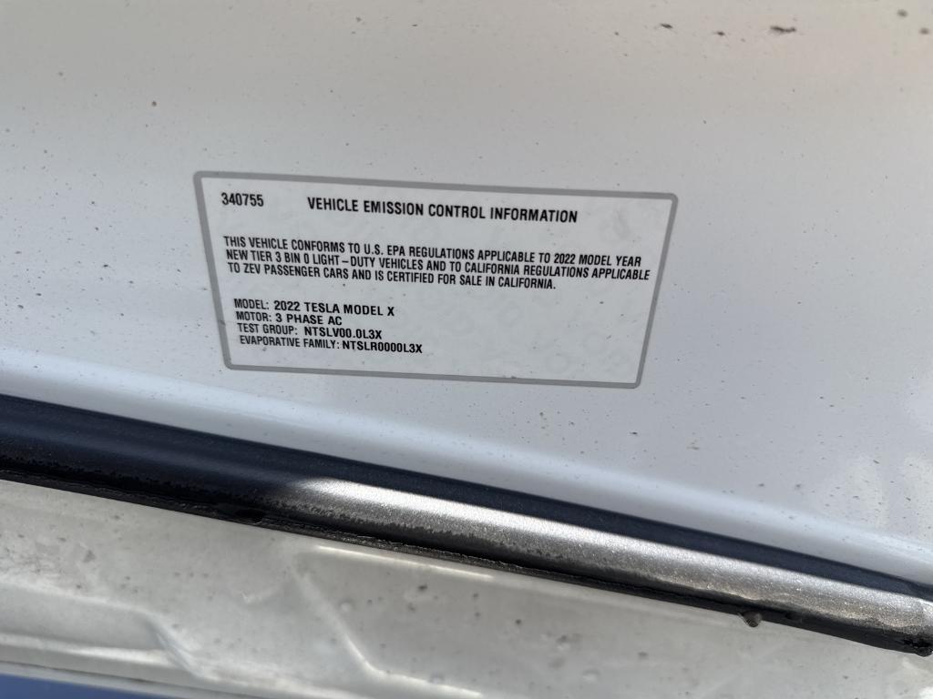 used 2022 Tesla Model X car, priced at $56,140