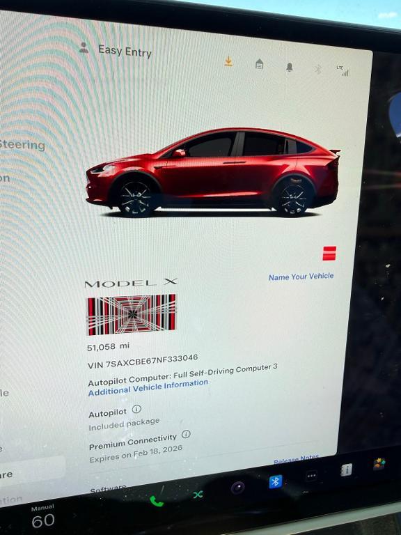 used 2022 Tesla Model X car, priced at $57,464