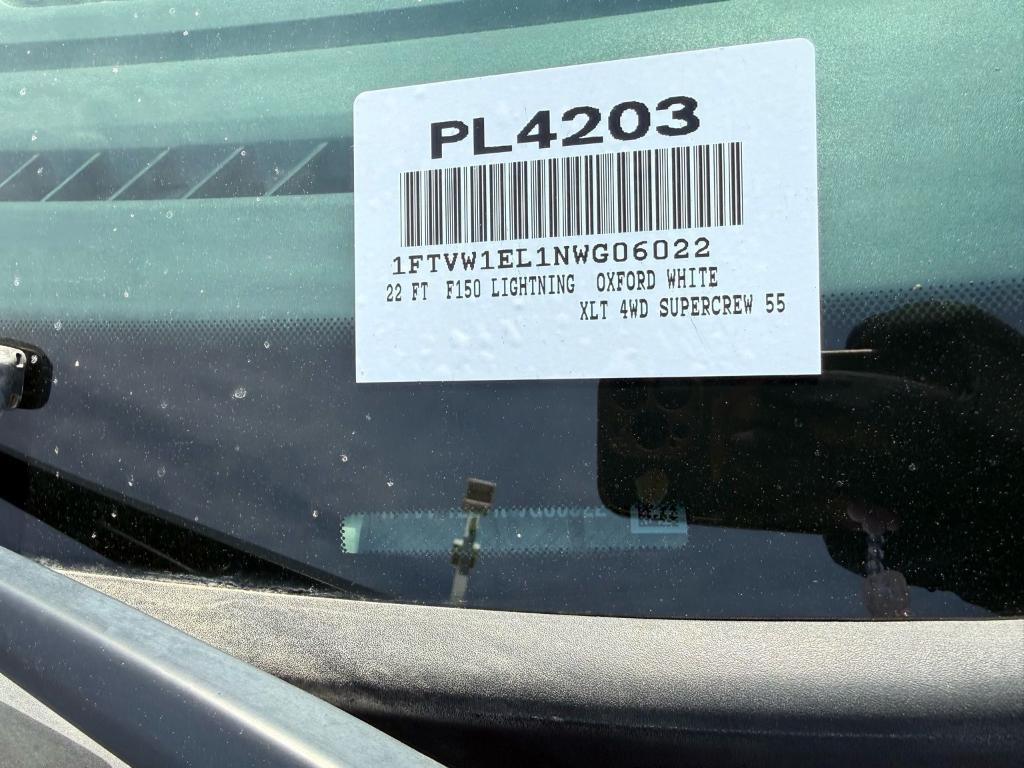 used 2022 Ford F-150 Lightning car, priced at $36,900