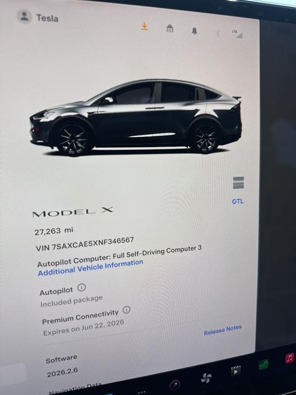 used 2022 Tesla Model X car, priced at $57,896