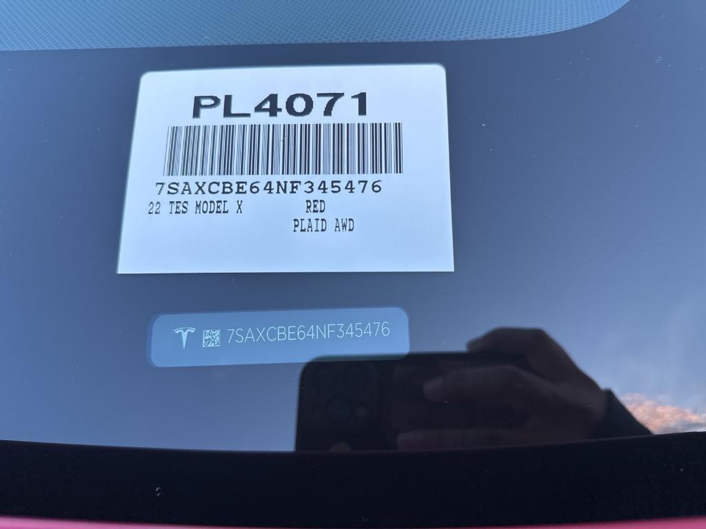 used 2022 Tesla Model X car, priced at $57,794