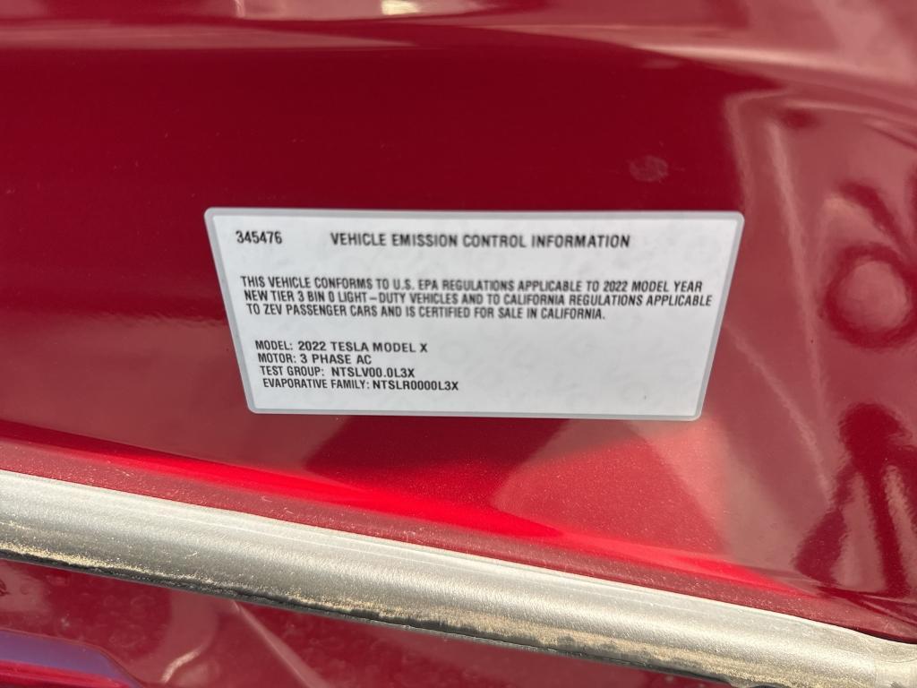 used 2022 Tesla Model X car, priced at $57,794