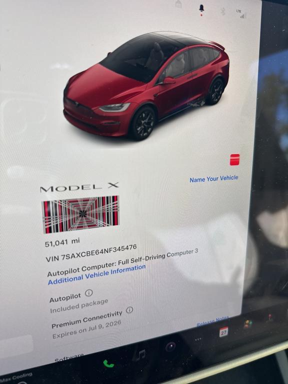 used 2022 Tesla Model X car, priced at $57,794