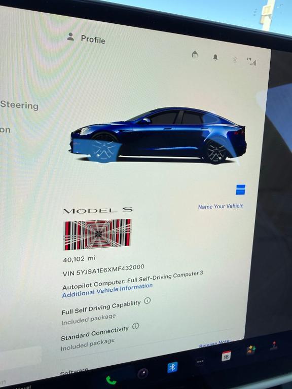 used 2021 Tesla Model S car, priced at $54,900