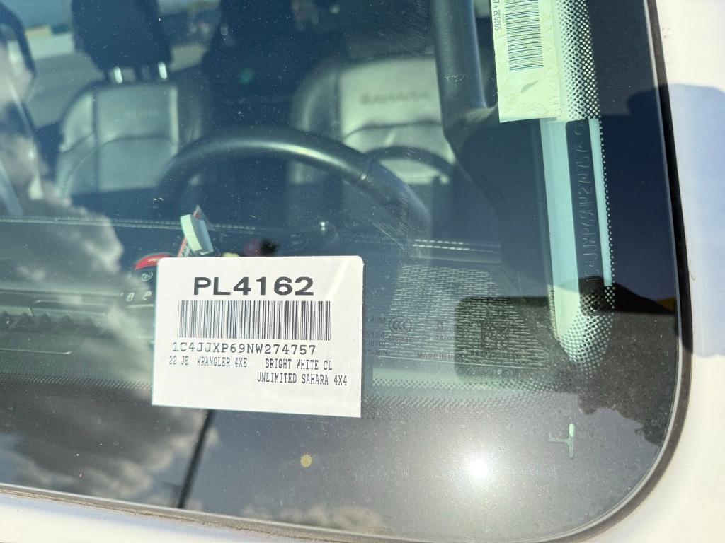 used 2022 Jeep Wrangler Unlimited 4xe car, priced at $26,900