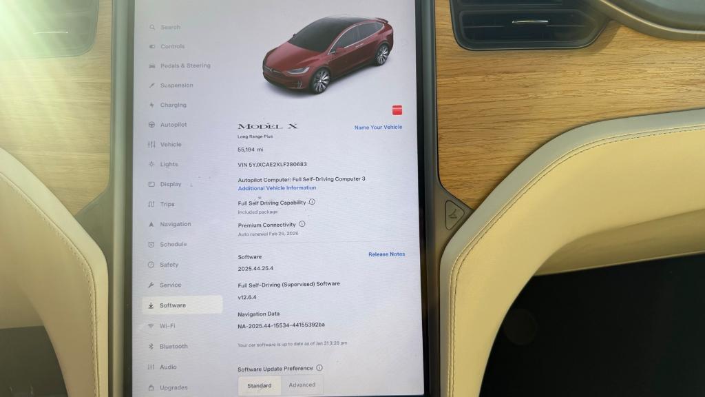 used 2020 Tesla Model X car, priced at $37,286