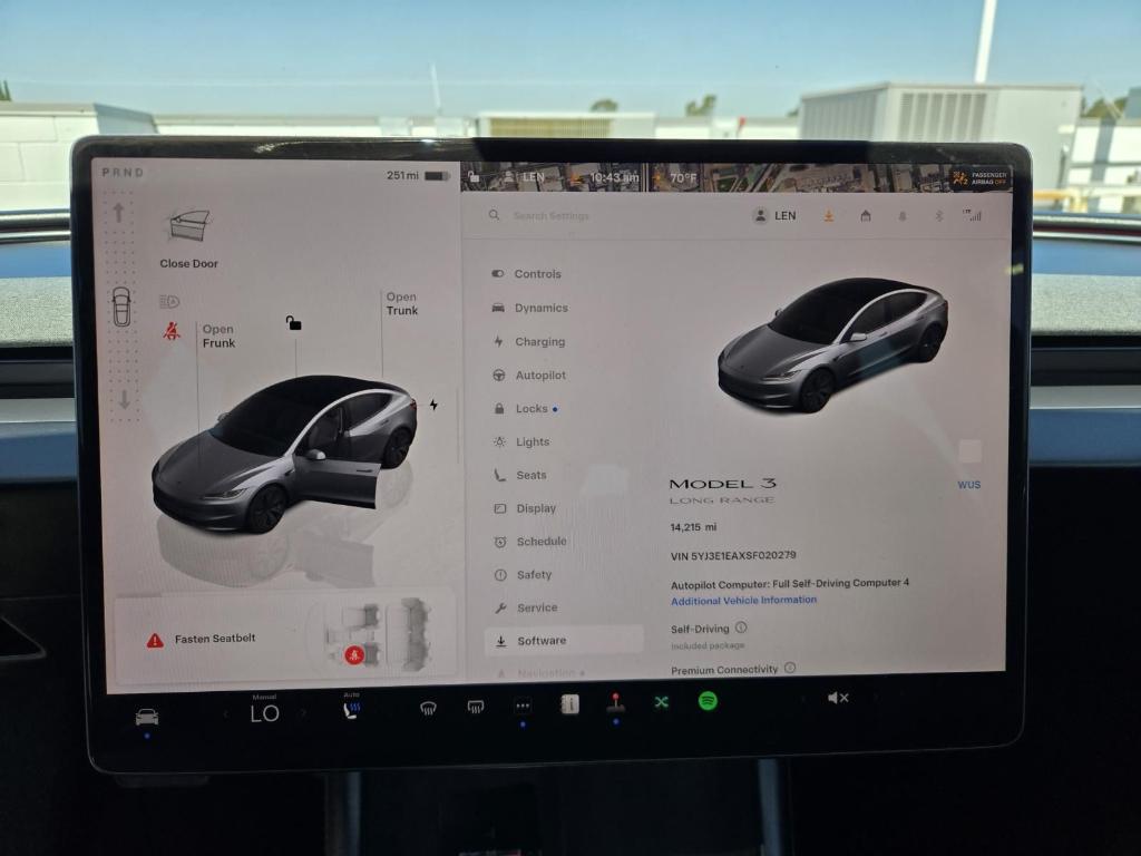 used 2025 Tesla Model 3 car, priced at $37,470