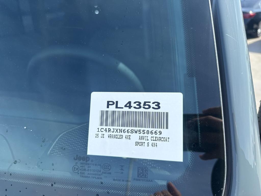 used 2025 Jeep Wrangler 4xe car, priced at $31,086