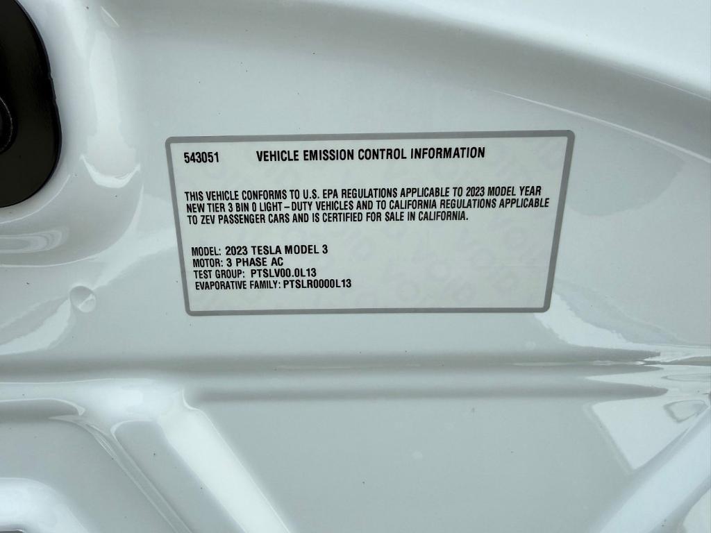 used 2023 Tesla Model 3 car, priced at $25,928
