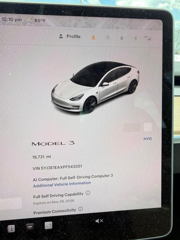 used 2023 Tesla Model 3 car, priced at $25,928