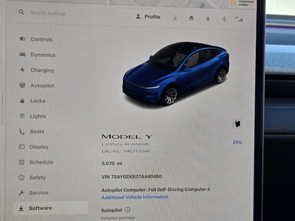 used 2026 Tesla Model Y car, priced at $47,099