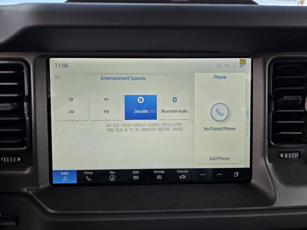 new 2025 Ford Bronco car, priced at $44,511