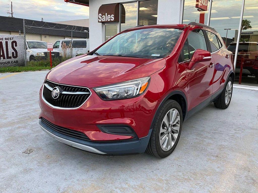 Winterberry Red Metallic 2017 Buick Encore Preferred