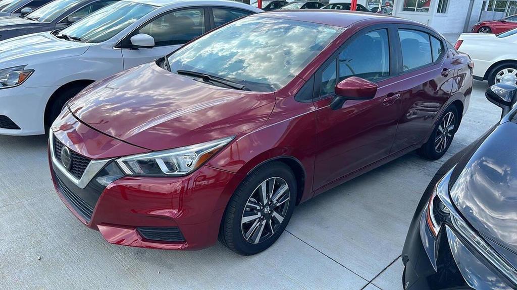 used 2021 Nissan Versa car, priced at $9,900