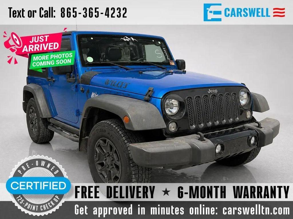 used 2015 Jeep Wrangler car, priced at $13,356