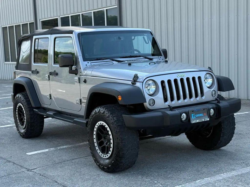 used 2014 Jeep Wrangler Unlimited car, priced at $15,804