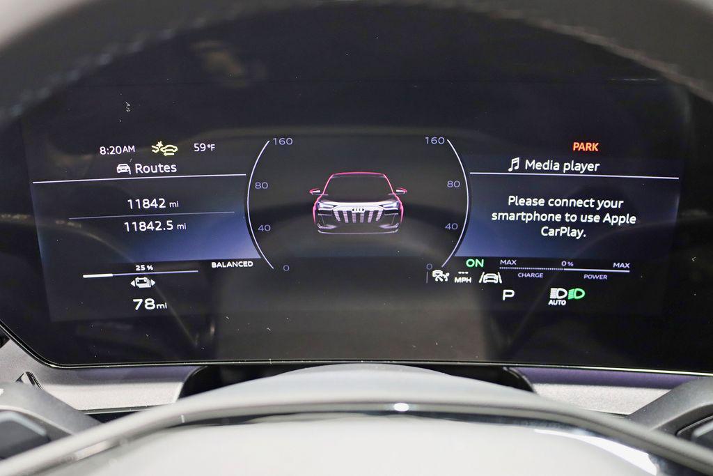 used 2025 Audi Q6 e-tron car, priced at $49,980