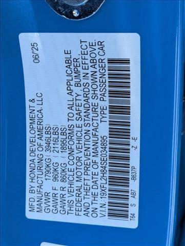 new 2025 Honda Civic car, priced at $28,699