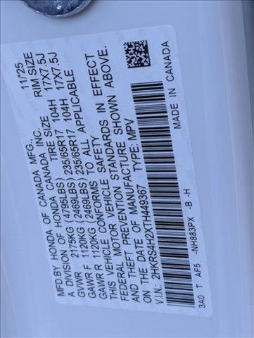 new 2026 Honda CR-V car, priced at $34,325