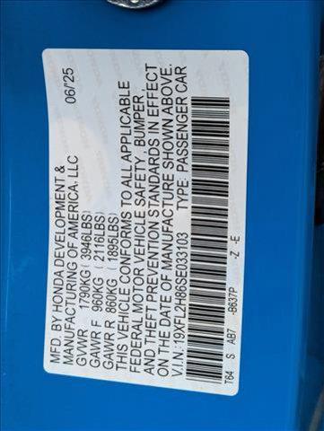 new 2025 Honda Civic car, priced at $28,699