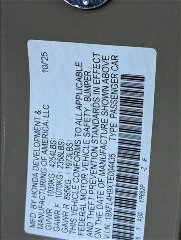 new 2026 Honda Civic Hybrid car, priced at $34,299