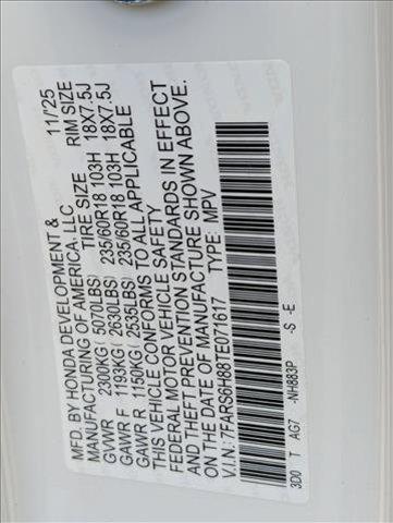 new 2026 Honda CR-V Hybrid car, priced at $40,998