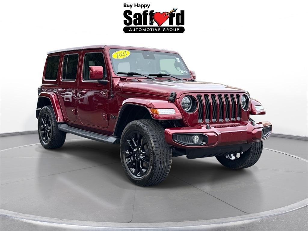 used 2021 Jeep Wrangler Unlimited car, priced at $35,000