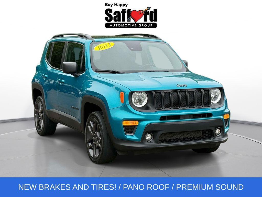 used 2021 Jeep Renegade car, priced at $17,444