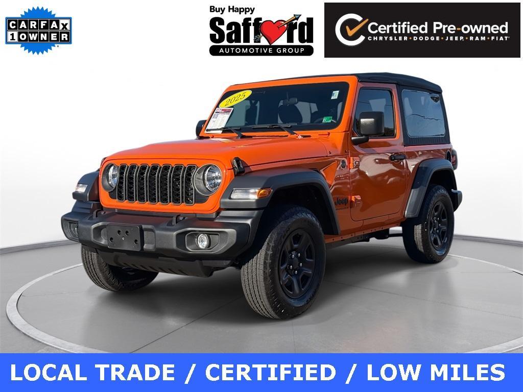 used 2025 Jeep Wrangler car, priced at $30,750
