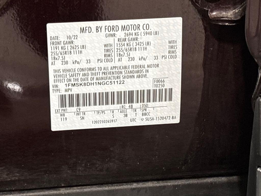 used 2022 Ford Explorer car, priced at $28,499