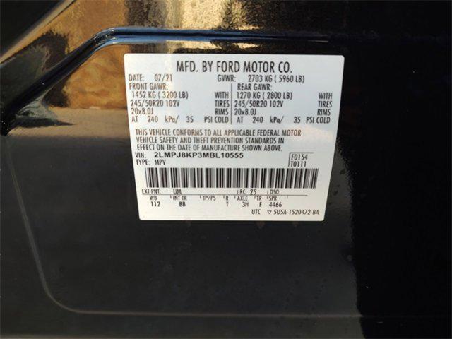 used 2021 Lincoln Nautilus car, priced at $31,948