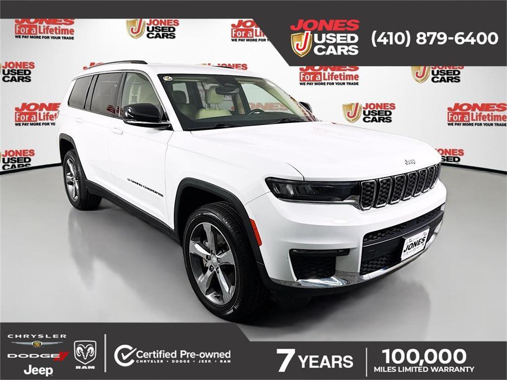 used 2022 Jeep Grand Cherokee L car, priced at $28,552