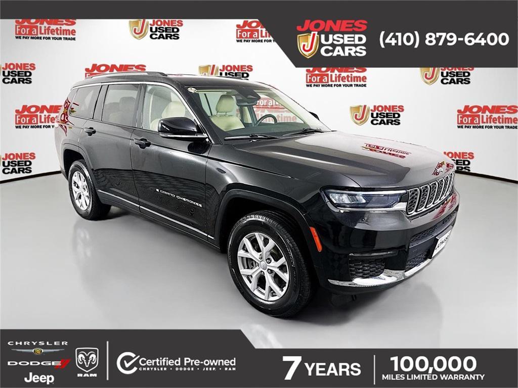 used 2021 Jeep Grand Cherokee L car, priced at $28,998