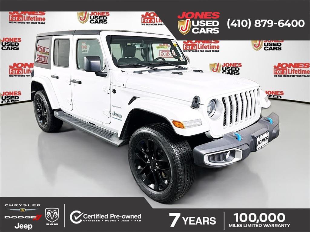 used 2023 Jeep Wrangler 4xe car, priced at $35,996