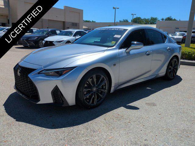 used 2024 Lexus IS 350 car, priced at $43,588
