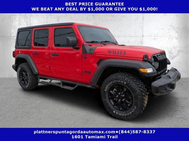 used 2022 Jeep Wrangler Unlimited car, priced at $26,484