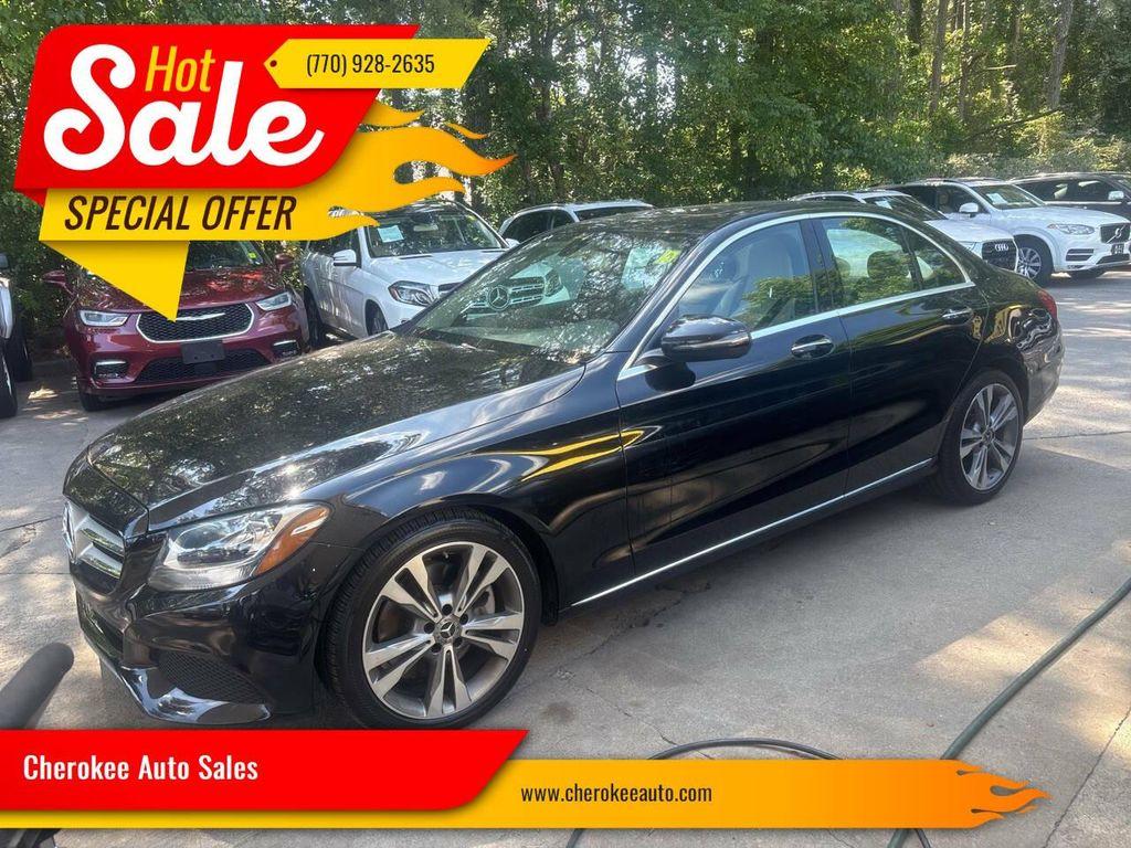 used 2018 Mercedes-Benz C-Class car, priced at $17,995