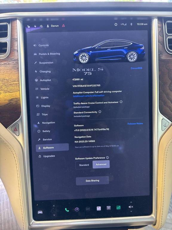 used 2017 Tesla Model S car, priced at $17,995