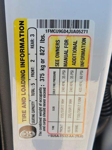 used 2018 Ford Escape car, priced at $12,971