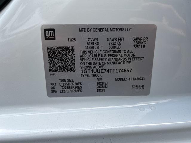 new 2026 GMC Sierra 3500 car, priced at $79,340