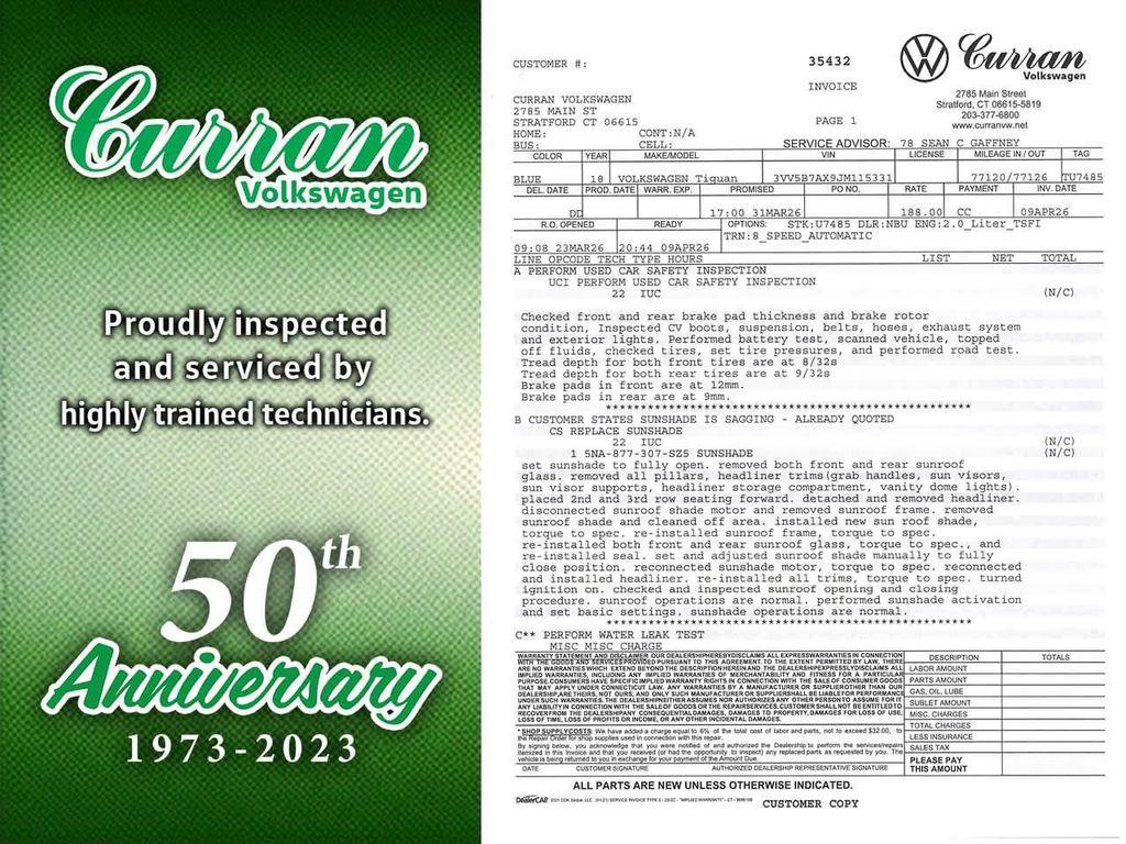 used 2018 Volkswagen Tiguan car, priced at $16,199