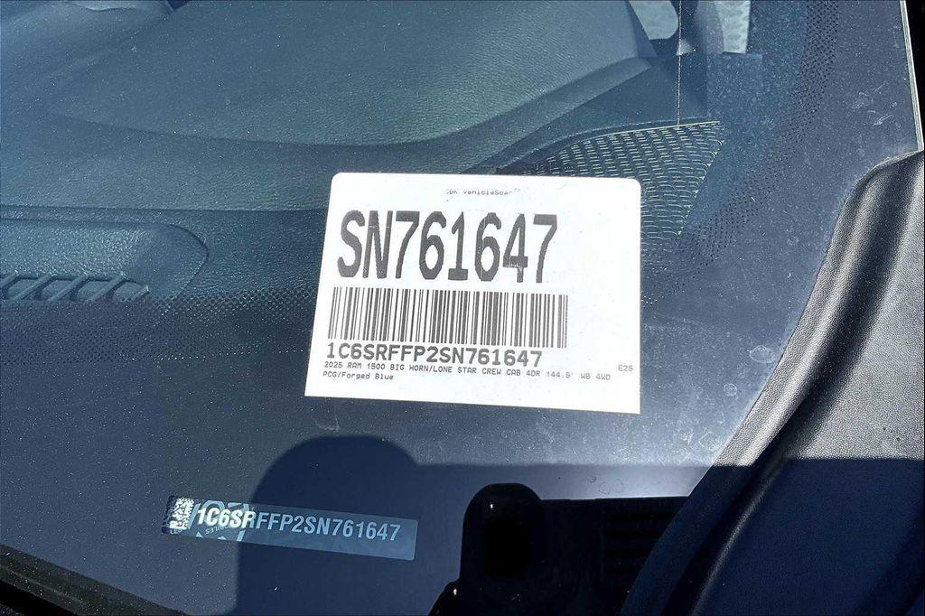 new 2025 Ram 1500 car, priced at $58,052