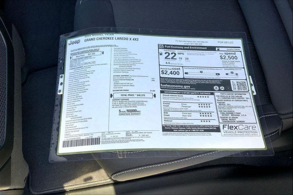 new 2025 Jeep Grand Cherokee car, priced at $37,145